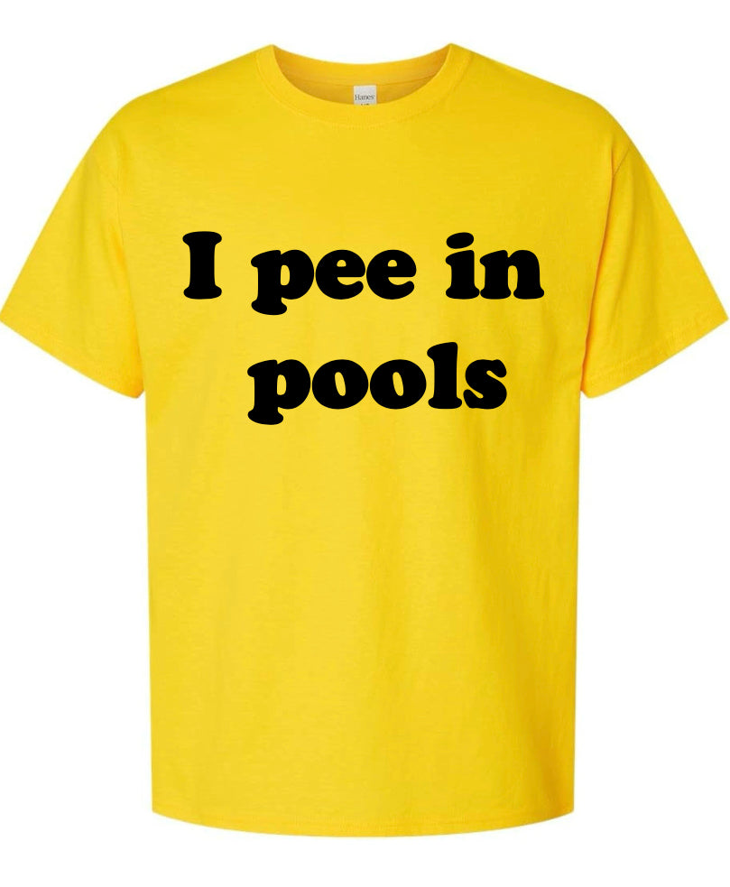 I pee in pools shirt